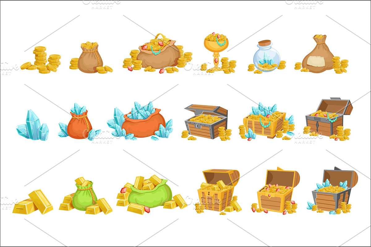 Treasure And Riches Set OF Game in Objects - product preview 8