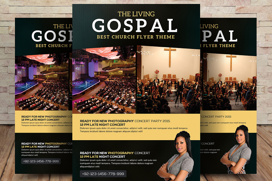 Gospel Flyer in Flyer Templates - product preview 8