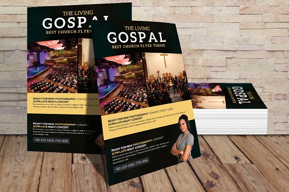 Gospel Flyer in Flyer Templates - product preview 1