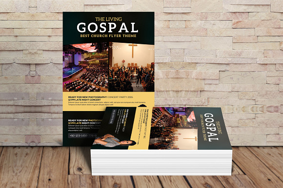 Gospel Flyer in Flyer Templates - product preview 2
