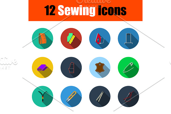 Sewing Icon Set