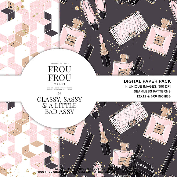 Cosmetic Fashion Makeup Paper Pack in Patterns - product preview 2