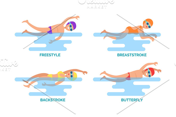 Breaststroke and Freestyle Set