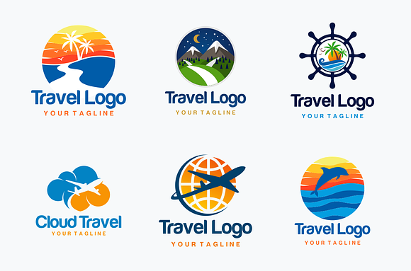 11 Travel Logo Templates in Logo Templates - product preview 1