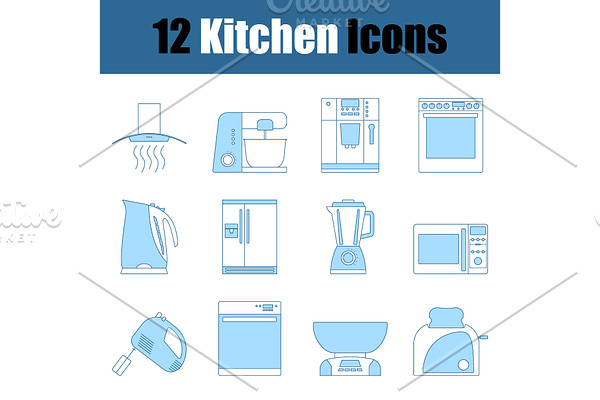 Kitchen Icon Set