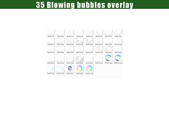 35 Soap Bubbles Photo Overlays in Photoshop Layer Styles - product preview 3