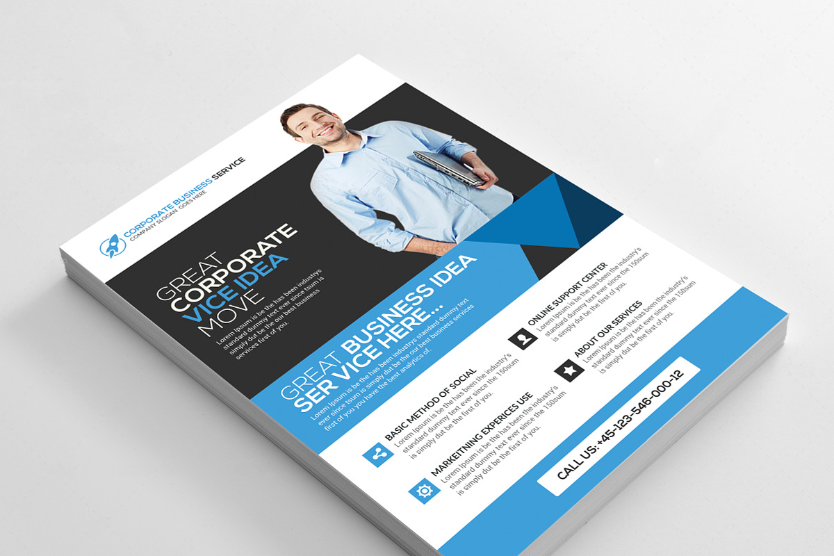 Smart Business Flyer in Flyer Templates - product preview 8