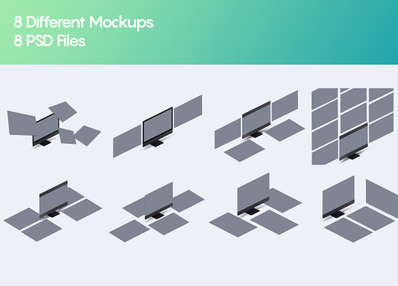 Perspective iMac Website Mockup 2.0 in Scene Creator Mockups - product preview 5