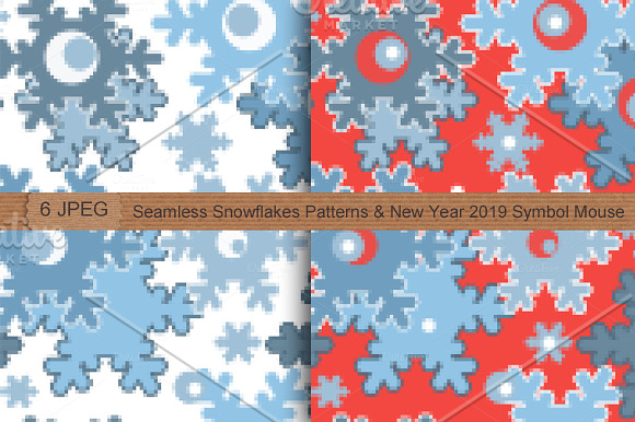 SALE! Christmas seamless patterns in Patterns - product preview 1