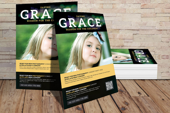 Grace Church Flyer in Flyer Templates - product preview 1