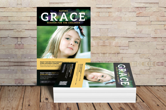 Grace Church Flyer in Flyer Templates - product preview 2