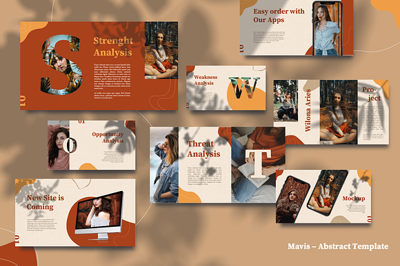MAVIS - Abstract Lookbook Powerpoint in PowerPoint Templates - product preview 6