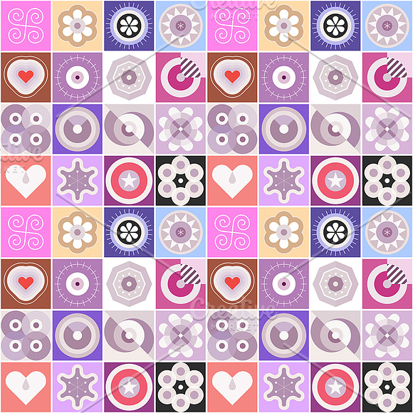 2 Options Seamless Vector Background in Patterns - product preview 1