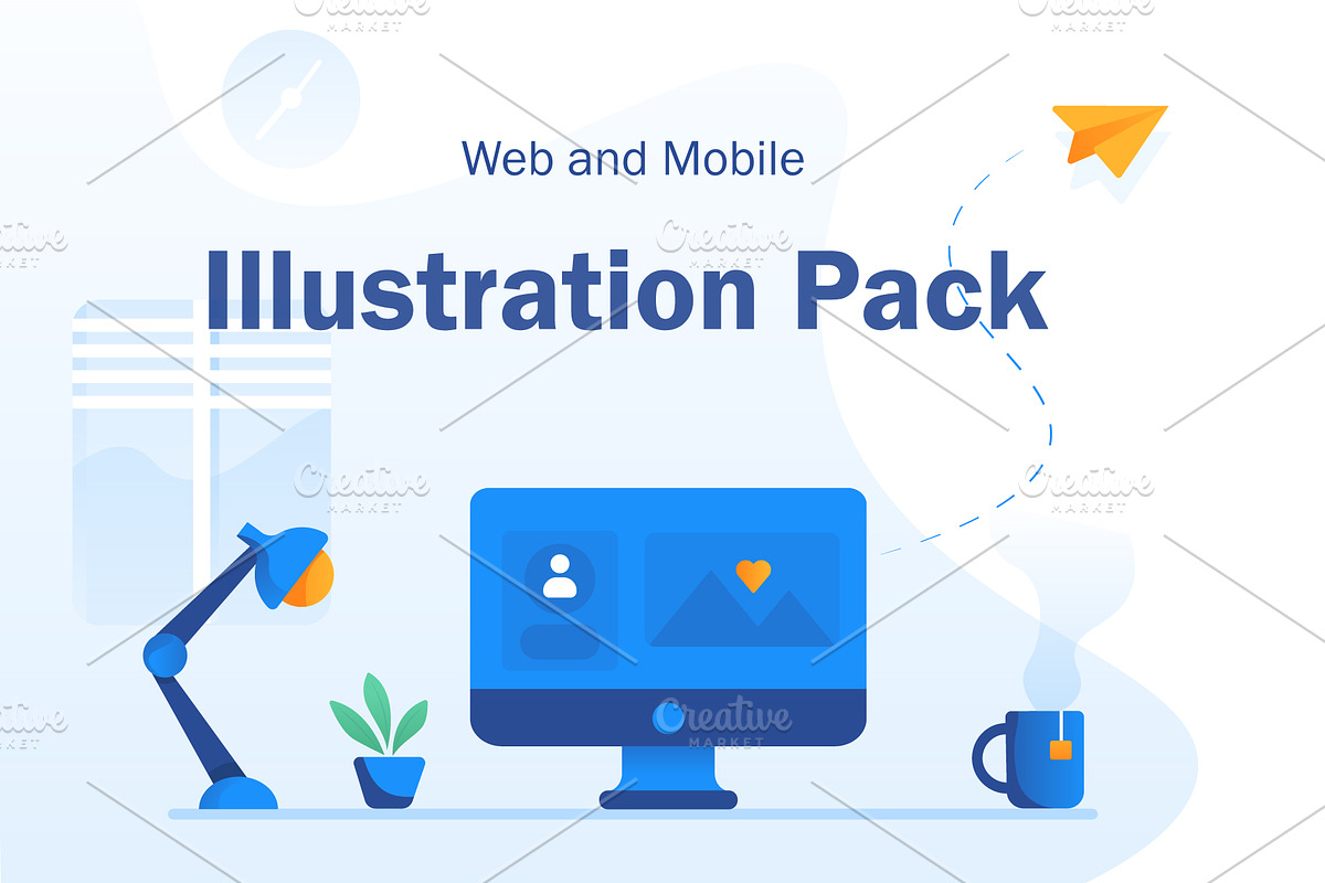 Web illustration Pack in Web Elements - product preview 8