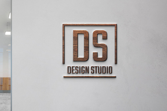 Logo Mockup Office Sign in Branding Mockups - product preview 6