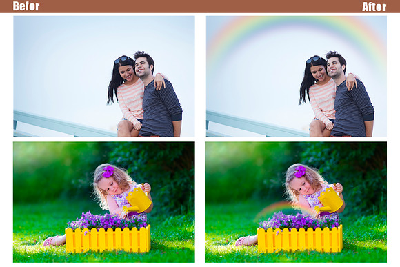 30 real fairy Rainbow Photo overlay in Add-Ons - product preview 2