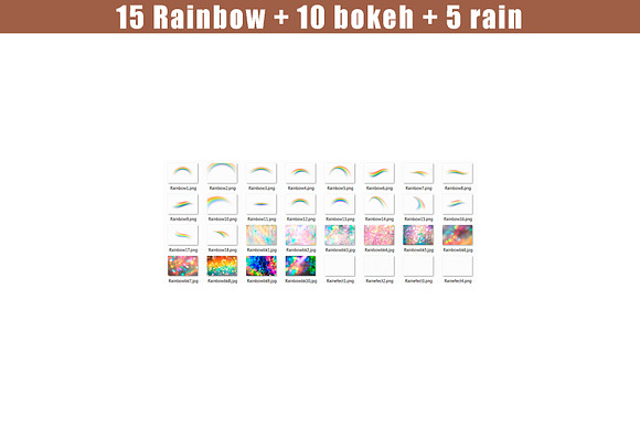 30 real fairy Rainbow Photo overlay in Add-Ons - product preview 3