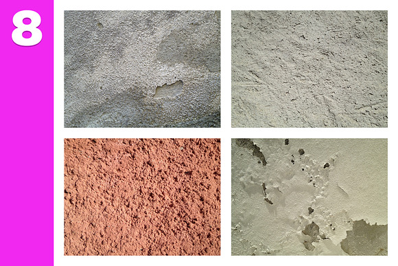 8 Concrete Textures in Textures - product preview 2