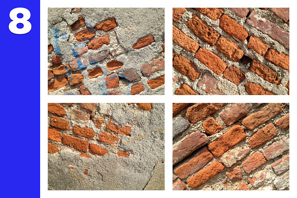 8 Brick Textures in Textures - product preview 2