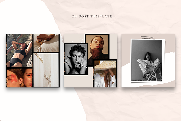 Feminine film stories and post in Instagram Templates - product preview 12