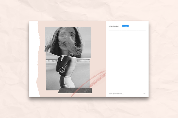 Feminine film stories and post in Instagram Templates - product preview 14