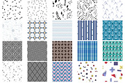 Seamless textile pattern collection