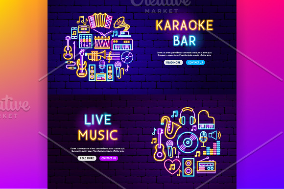 Music Neon in Neon Icons - product preview 5