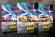Street Race Flyer Template