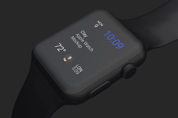 Clay Apple Watch Mockups Pack 01 in Mobile & Web Mockups - product preview 13