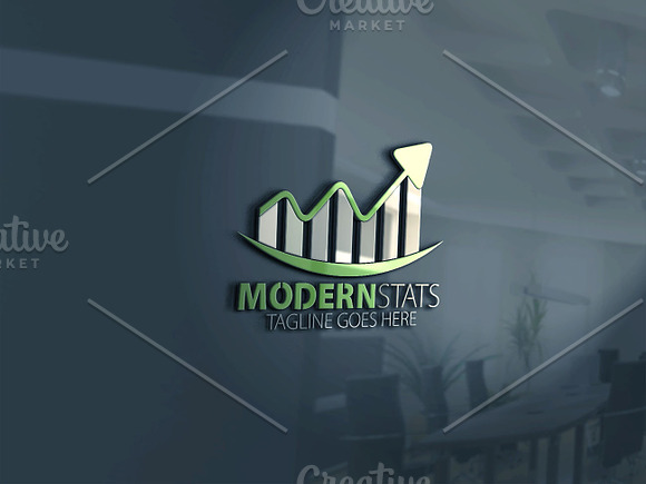 Stats Logo in Logo Templates - product preview 1