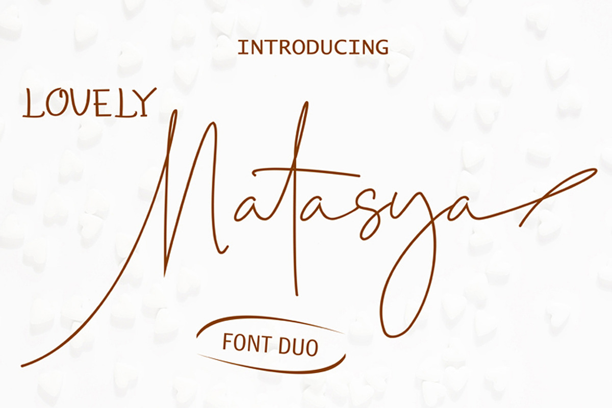 Lovely Natasya - Duo font in Script Fonts - product preview 8