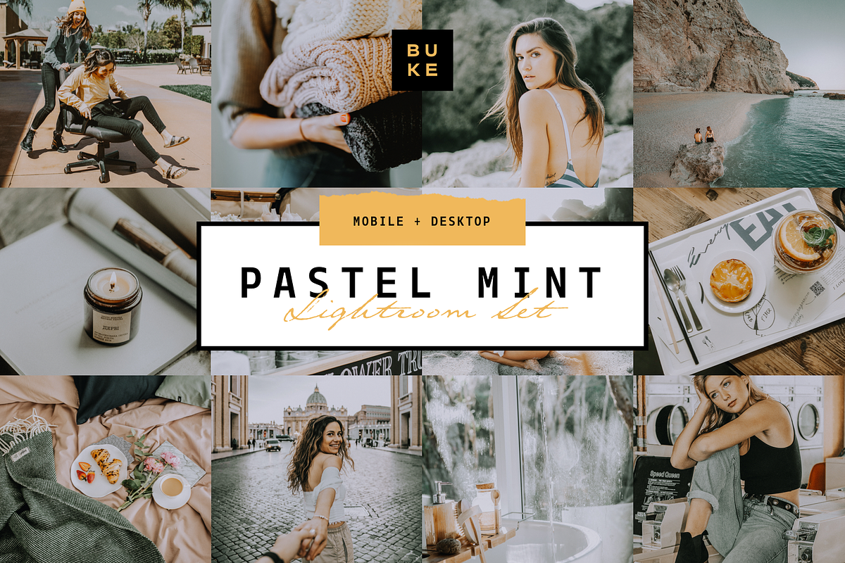 Pastel Mint 4 Lightroom Preset Pack in Add-Ons - product preview 8