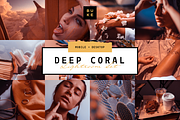 Deep Coral 4 Lightroom Preset Bundle
