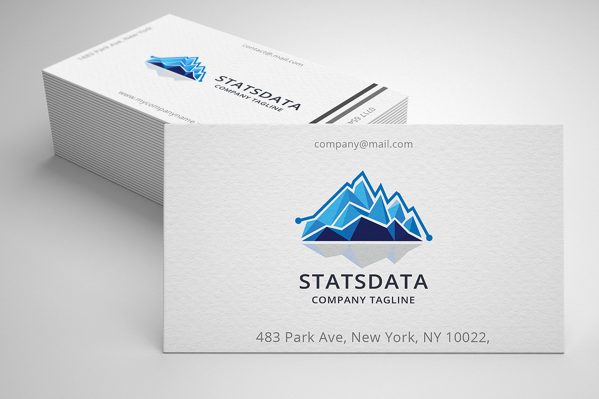 Mount Stats Data - Logo for business in Logo Templates - product preview 8