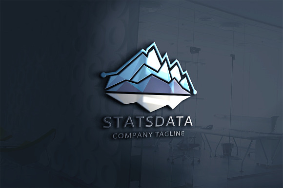 Mount Stats Data - Logo for business in Logo Templates - product preview 1