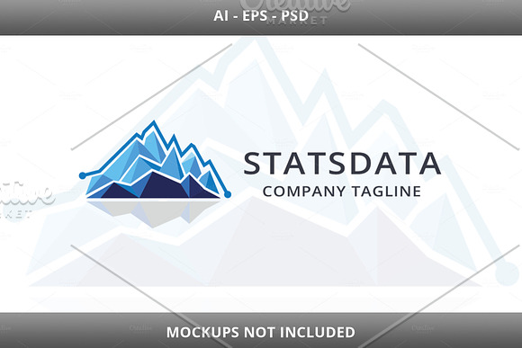 Mount Stats Data - Logo for business in Logo Templates - product preview 4