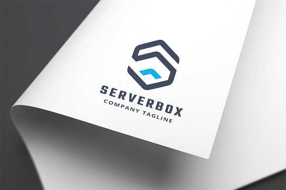 Server Box Letter S Logo in Logo Templates - product preview 2