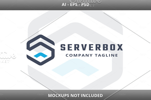 Server Box Letter S Logo in Logo Templates - product preview 4