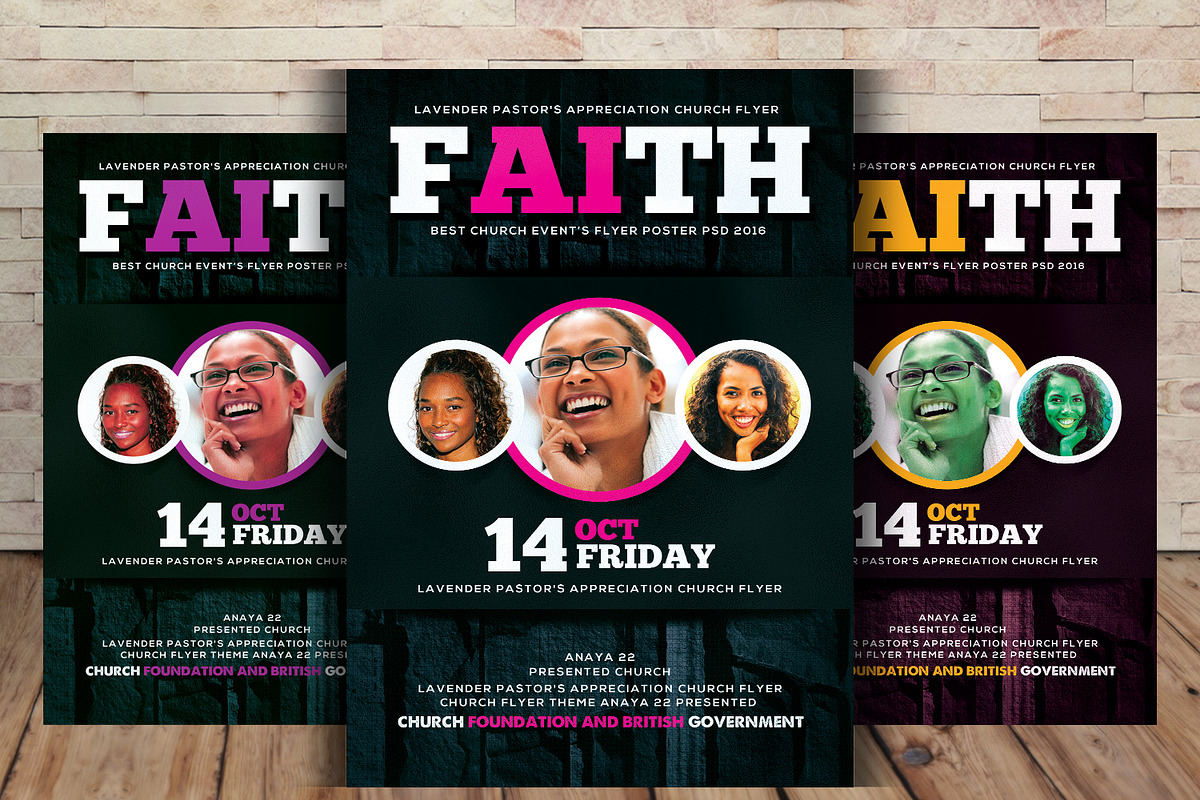 Faith Church Flyer in Flyer Templates - product preview 8