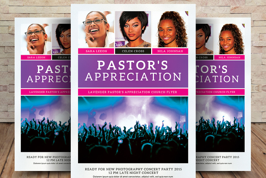 Pastor Appreciation Flyer in Flyer Templates - product preview 8