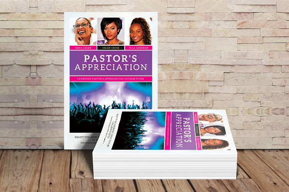 Pastor Appreciation Flyer in Flyer Templates - product preview 1