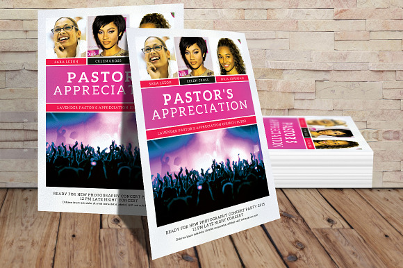 Pastor Appreciation Flyer in Flyer Templates - product preview 2