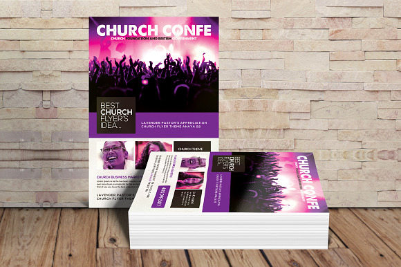 Church Event or Conference Flyer in Flyer Templates - product preview 2