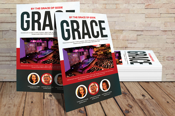 Grace Of God Church Flyer in Flyer Templates - product preview 1