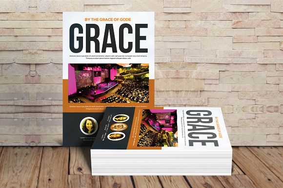 Grace Of God Church Flyer in Flyer Templates - product preview 2