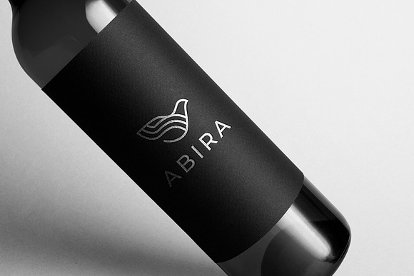Logo Mockup Wine Bottle in Branding Mockups - product preview 6