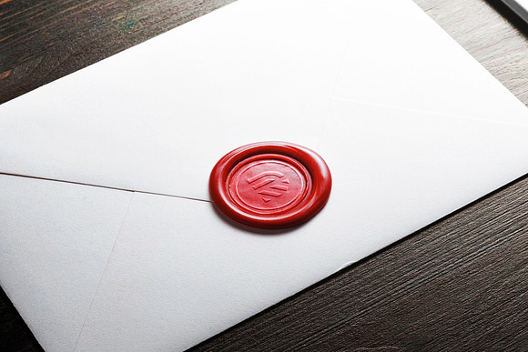 Logo Mockup Wax Seal Letter in Branding Mockups - product preview 4