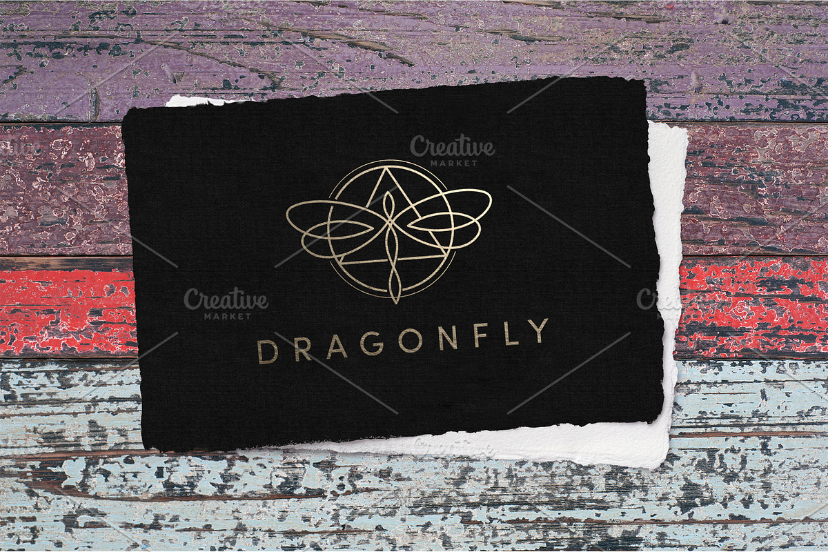 Dragonfly Logo Template in Logo Templates - product preview 8