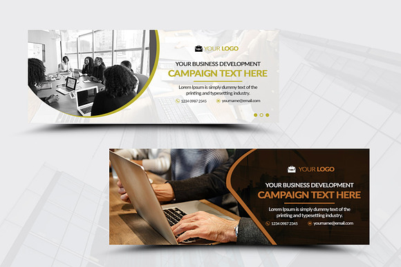 10 Business Facebook Cover in Facebook Templates - product preview 3