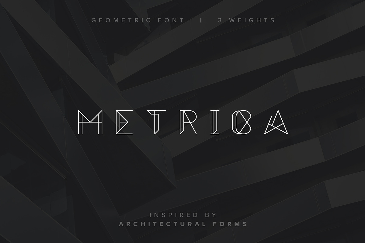 Metrica Font in Display Fonts - product preview 8